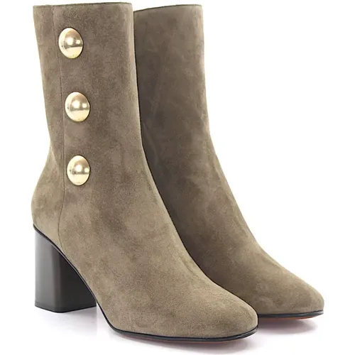 Ankle Boots , female, Sizes: 4 1/2 UK - Chloé - Modalova
