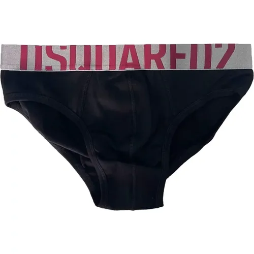 Logo Elastic Briefs , male, Sizes: S - Dsquared2 - Modalova