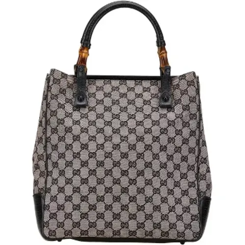 Pre-owned Tote Bags, female, , Size: ONE SIZE Pre-owned Canvas totes - Gucci Vintage - Modalova