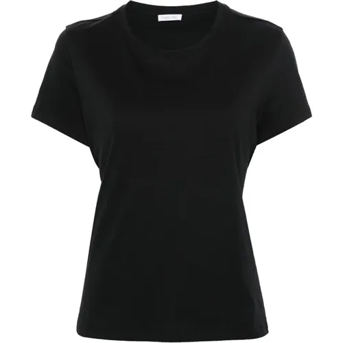 Schwarzes T-Shirt mit Rückendetail , Damen, Größe: L - PATRIZIA PEPE - Modalova