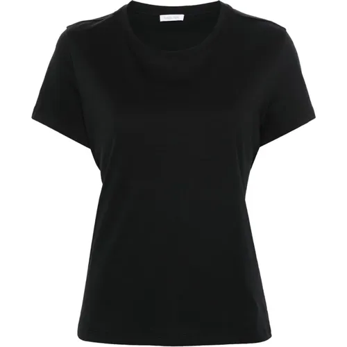 Schwarzes T-Shirt mit Rückendetail , Damen, Größe: XS - PATRIZIA PEPE - Modalova