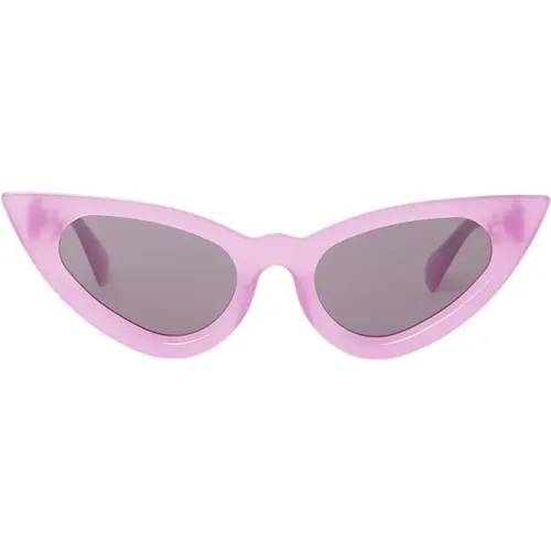 Cat-eye Acetate Sunglasses , male, Sizes: 53 MM - Kuboraum - Modalova
