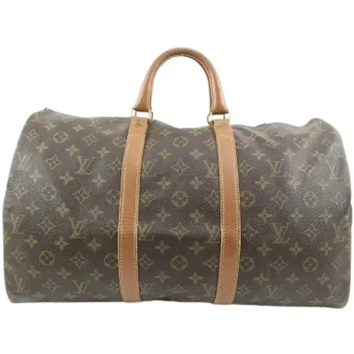 Pre-owned Weekend Bags, female, , Size: ONE SIZE Pre-owned Canvas louis-vuitton-bags - Louis Vuitton Vintage - Modalova