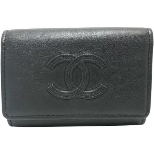 Pre-owned Accessories, female, , Size: ONE SIZE Pre-owned Leather key-holders - Chanel Vintage - Modalova