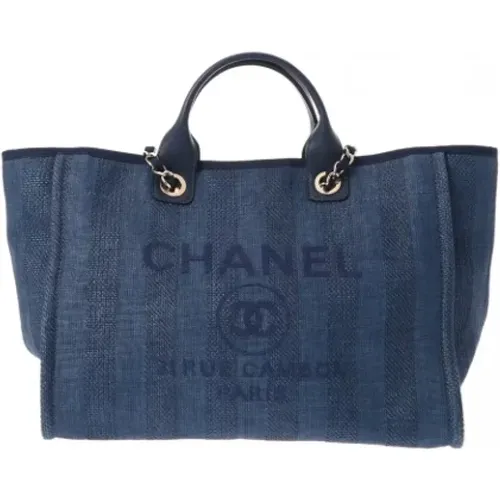 Pre-owned Tote Bags, female, , Size: ONE SIZE Pre-owned Raffia chanel-bags - Chanel Vintage - Modalova