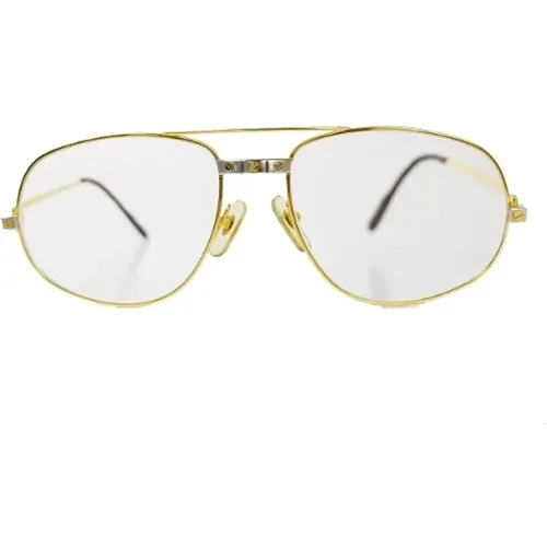 Pre-owned Metal sunglasses , female, Sizes: ONE SIZE - Cartier Vintage - Modalova