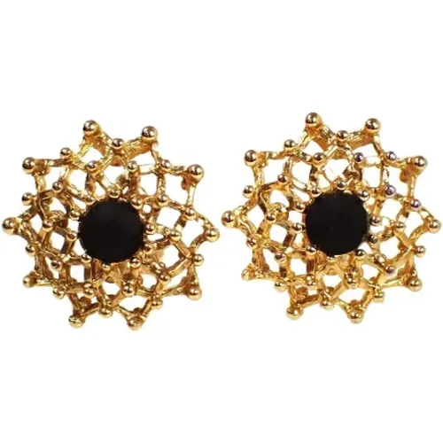 Pre-owned Metal earrings , female, Sizes: ONE SIZE - Yves Saint Laurent Vintage - Modalova