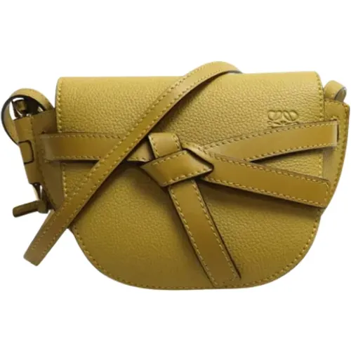 Pre-owned Cross Body Bags, female, , Size: ONE SIZE Pre-owned Leather shoulder-bags - Loewe Pre-owned - Modalova