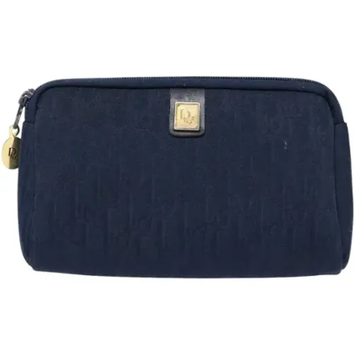 Pre-owned Clutches, female, , Size: ONE SIZE Pre-owned Canvas clutches - Dior Vintage - Modalova