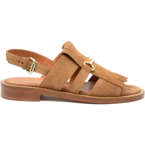 Suede Sandal with Buckle Detail , female, Sizes: 6 UK, 5 1/2 UK, 4 UK, 3 UK, 4 1/2 UK, 3 1/2 UK, 5 UK, 7 UK - Rotta - Modalova