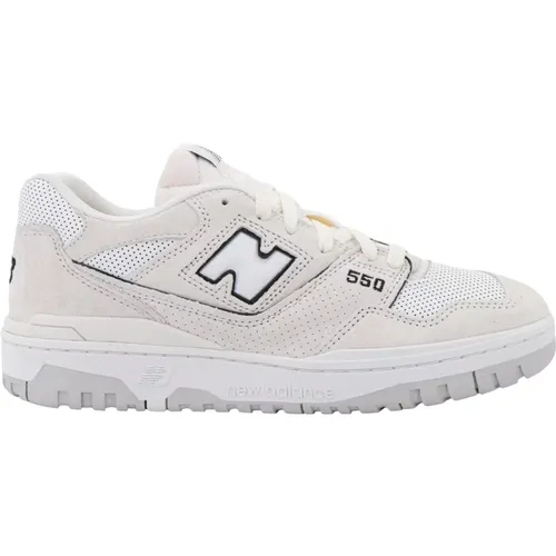 Leather Sneakers with Perforated Toe , male, Sizes: 11 UK - New Balance - Modalova