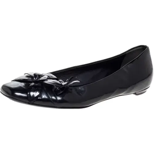 Pre-owned Flats, female, , Size: 7 US Pre-owned Leather flats - Gucci Vintage - Modalova