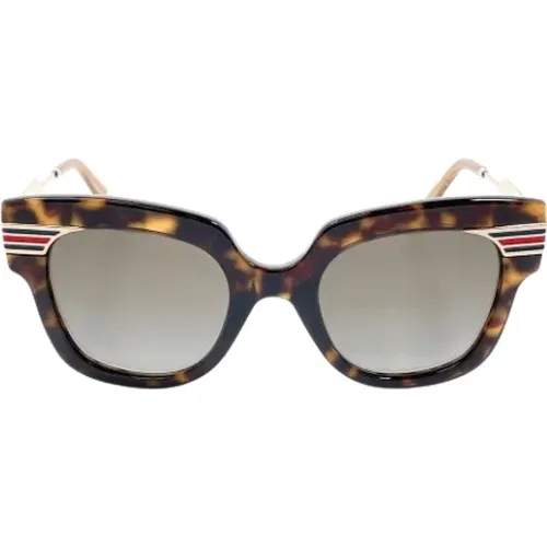 Pre-owned Accessories, female, , Size: ONE SIZE Pre-owned Metal sunglasses - Gucci Vintage - Modalova