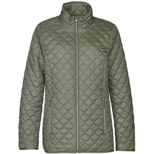 Quilted Light Jacket with Zippered Pockets , female, Sizes: 2XL, L, M, XL, 3XL, 4XL - Danwear - Modalova
