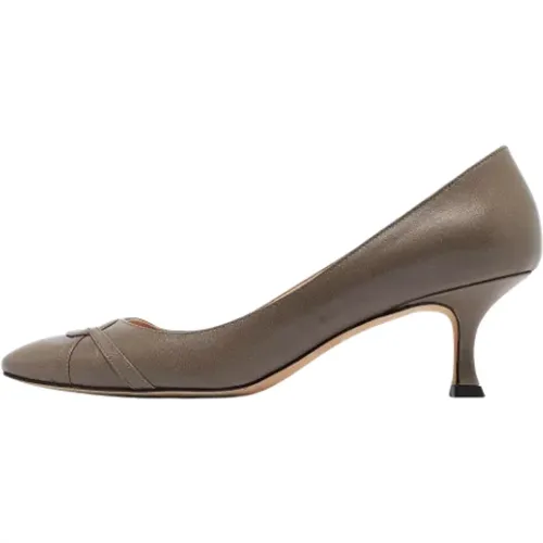 Pre-owned Pumps, female, , Size: 6 1/2 US Pre-owned Leather heels - Manolo Blahnik Pre-owned - Modalova