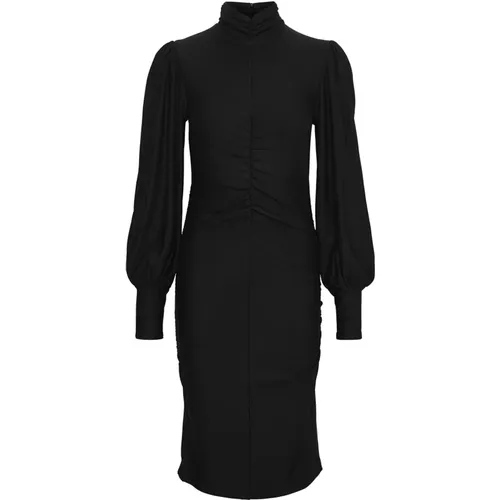 Draped Cuff Dress , female, Sizes: L - Gestuz - Modalova