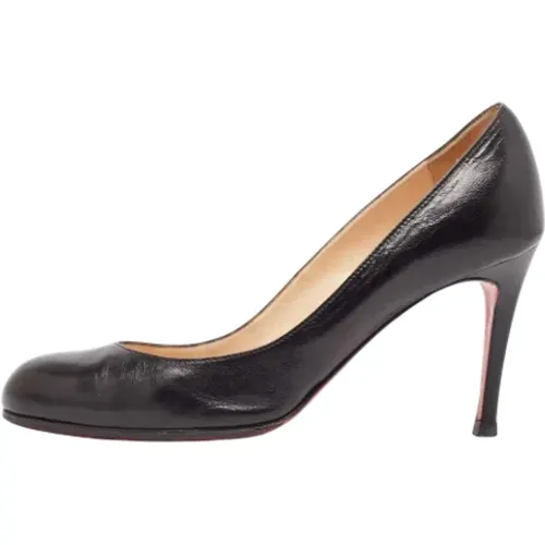 Pre-owned Pumps, female, , Size: 7 1/2 US Pre-owned Leather heels - Christian Louboutin Pre-owned - Modalova