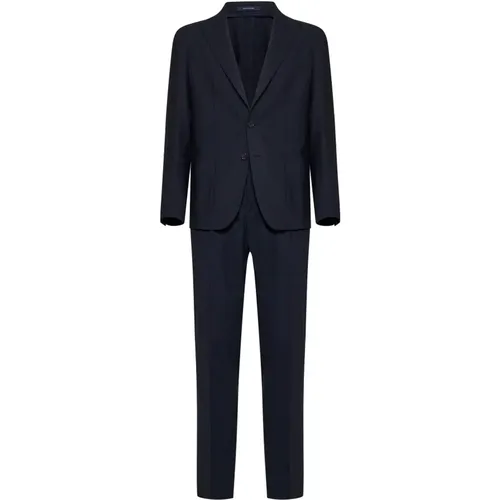 Single Breasted Suits, male, , Size: 2XL Tailored Suit Dress - Tagliatore - Modalova