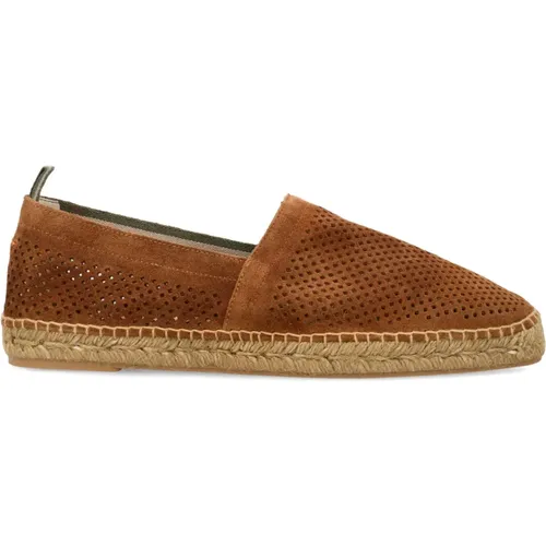 Espadrilles, male, , Size: 7 US Suede Espadrilles - Castañer - Modalova