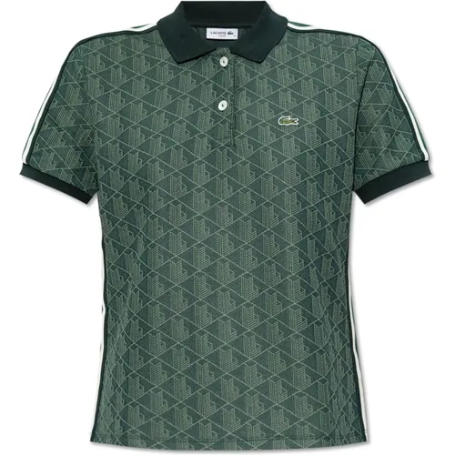 Polo mit Monogramm , Damen, Größe: S - Lacoste - Modalova