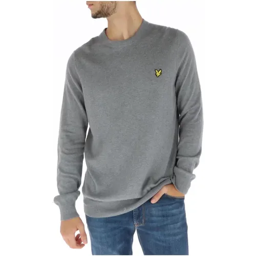 Grauer Strick Rundhals Pullover - Lyle & Scott - Modalova