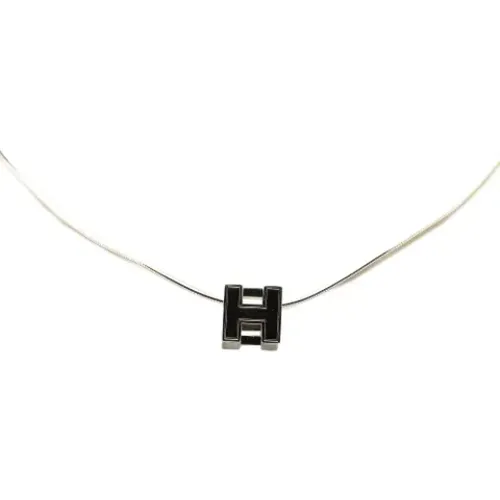 Pre-owned Jewellery, female, , Size: ONE SIZE Pre-owned Metal necklaces - Hermès Vintage - Modalova