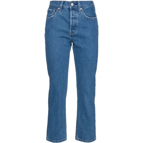 Levi's, Klassische Denim Jeans , Damen, Größe: W32 L28 - Levis - Modalova