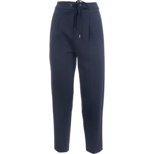 Elastic Waist Knit Pants , female, Sizes: 2XS - Le Tricot Perugia - Modalova