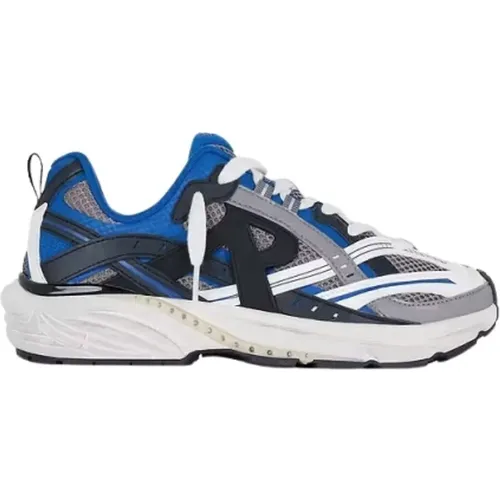 Sneakers, male, , Size: 11 US Mesh and Leather Sneakers - Represent - Modalova