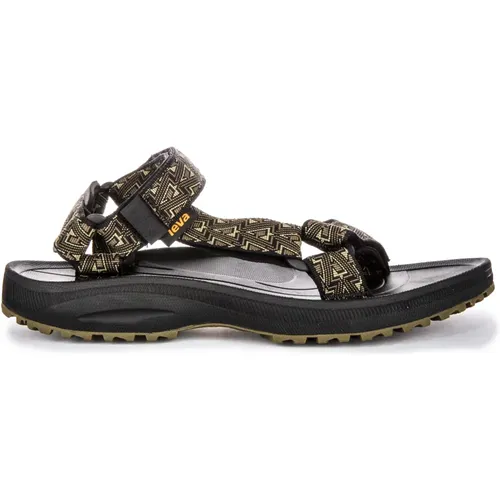 Black Olive Sandals for Men , male, Sizes: 8 UK, 10 1/2 UK, 11 1/2 UK - Teva - Modalova