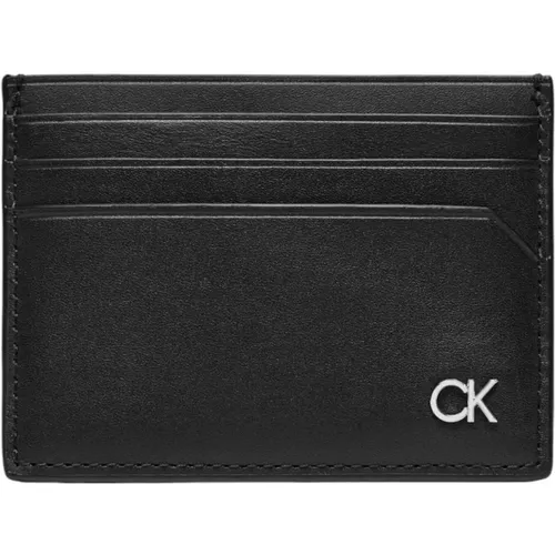 Wallets & Cardholders, male, , Size: ONE SIZE Leather Bi-Fold Wallet - Calvin Klein - Modalova