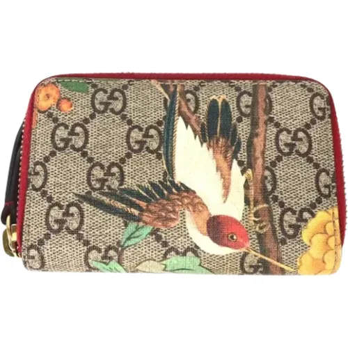 Pre-owned Wallets, female, , Size: ONE SIZE Pre-owned Canvas wallets - Gucci Vintage - Modalova