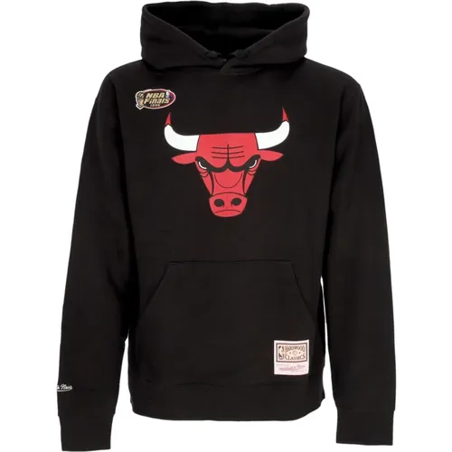 Hoodies, male, , Size: XL Chicago Bulls NBA Team Logo Hoodie - Mitchell & Ness - Modalova