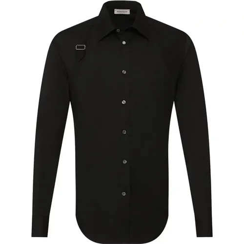 Cotton Elastane Shirt Aw22 , male, Sizes: M - alexander mcqueen - Modalova
