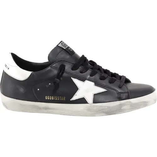 Leather Sneakers with Printed Logo , male, Sizes: 5 UK, 2 UK - Golden Goose - Modalova
