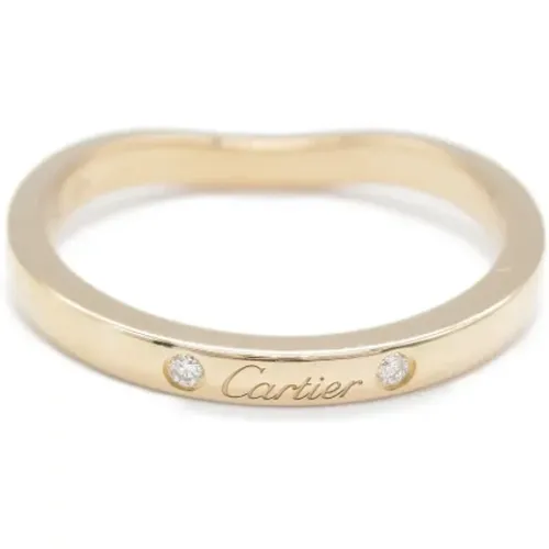 Pre-owned Rose Gold rings , female, Sizes: ONE SIZE - Cartier Vintage - Modalova