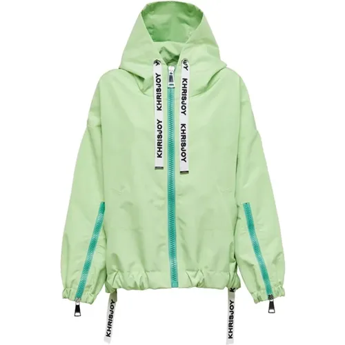Windproof and Waterproof Jacket for Women , female, Sizes: XS - Khrisjoy - Modalova