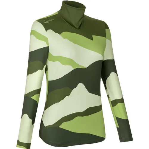 Leaf Tech Arty Long Sleeve Tee , female, Sizes: XL, L, M, XS, S - LaMunt - Modalova