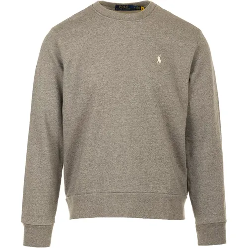 Grey Sweater Long Sleeve Sweatshirt , male, Sizes: L, S - Ralph Lauren - Modalova