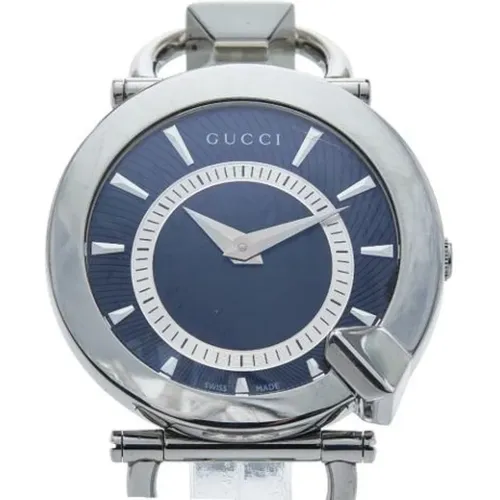 Pre-owned Watches, female, , Size: ONE SIZE Pre-owned Stainless Steel Watch - Gucci Vintage - Modalova