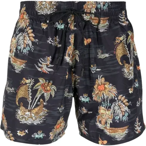 Mens Swim Trunks Beachwear , male, Sizes: S, XL - ETRO - Modalova