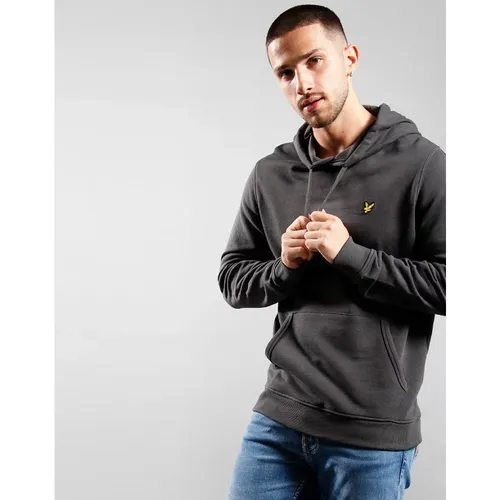 Hoodies, male, , Size: 2XL Classic Pullover Hoodie in Gunmetal - Lyle & Scott - Modalova