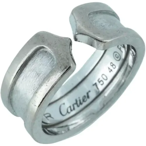 Pre-owned Jewellery, female, , Size: ONE SIZE Pre-owned Silver rings - Cartier Vintage - Modalova