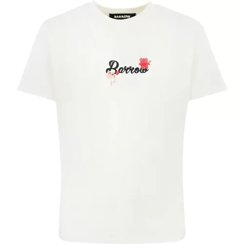 T-Shirts , male, Sizes: S, M, L - Barrow - Modalova