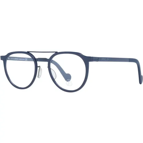 Glasses, unisex, , Size: ONE SIZE Round Optical Frames with Demo Lenses - Moncler - Modalova