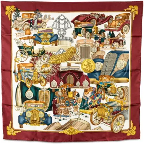 Pre-owned Scarves, female, , Size: ONE SIZE Pre-owned Silk scarves - Hermès Vintage - Modalova