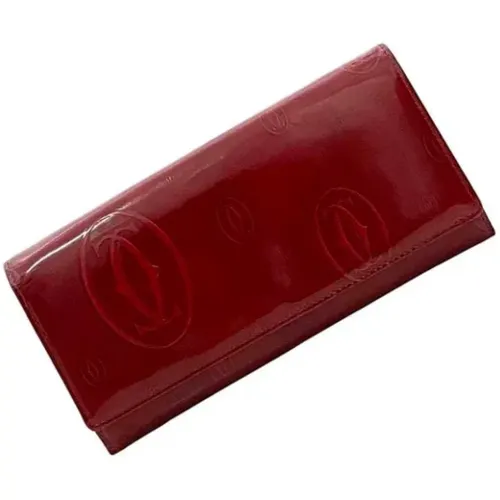 Pre-owned Wallets, female, , Size: ONE SIZE Pre-owned Leather wallets - Cartier Vintage - Modalova