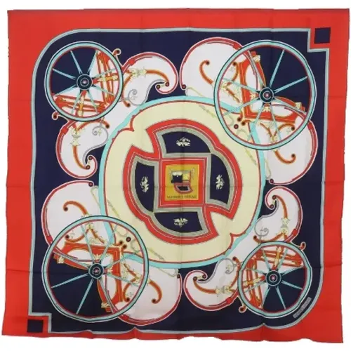 Pre-owned Scarves, female, , Size: ONE SIZE Pre-owned Silk scarves - Hermès Vintage - Modalova