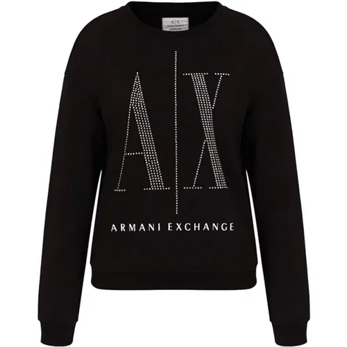 Sweatshirts, female, , Size: S Sweaters for Men - Armani Exchange - Modalova