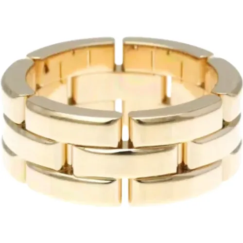 Pre-owned Jewellery, female, , Size: ONE SIZE Pre-owned Gold rings - Cartier Vintage - Modalova